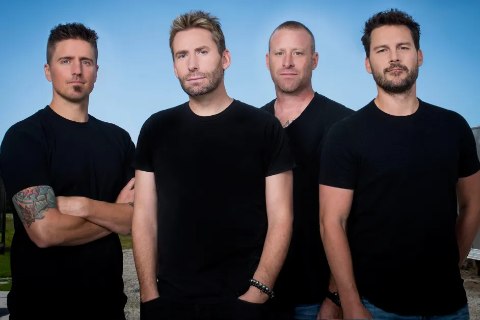 Imagem dos integrantes do Nickelback