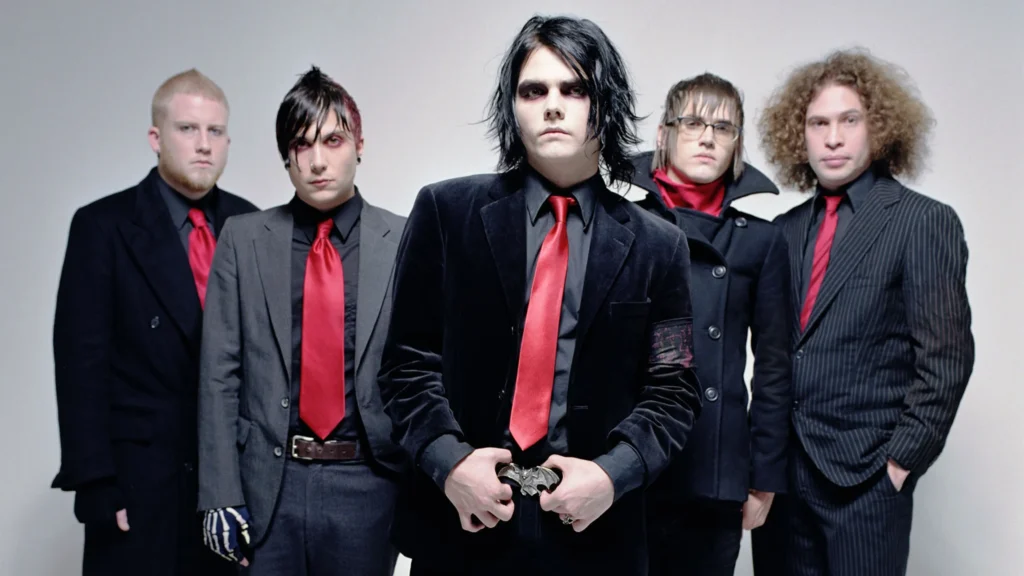 Imagem dos integrantes do My Chemical Romance